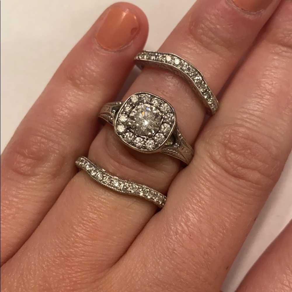 Leo diamond Bridal set